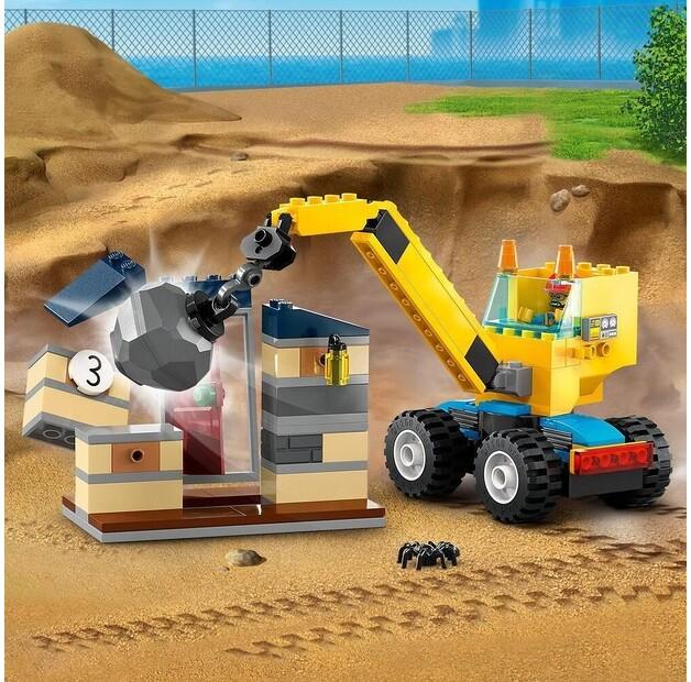 LEGO City 60391 Trucks and Crane with Demolition Ball