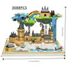 Moyu Mini Blocks Chinese Castle Architecture Great Wall Building Bricks Assembly Toy Kids Gift Adults Present Girl Birthday