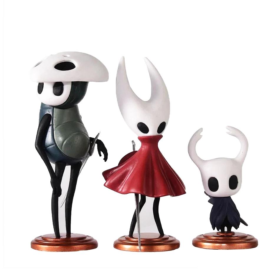 

3pcs/6pcs Hollow Knight Toys Anime Game Figure The Knight Action Figure Hornet/Quirrel Figurine Collectible Model Doll with Box