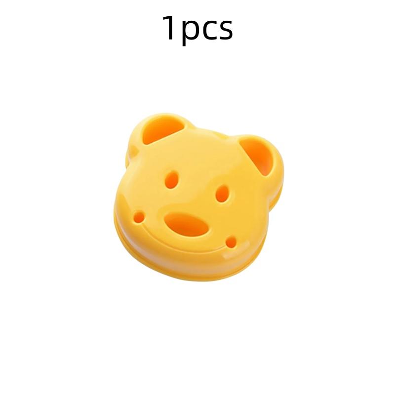 2pcs Sandwich Mould Bear Cat Rabbit Car Shaped Bread Mold Cake Biscuit Embossing Device Crust Cookie Cutter Baking Pastry Tools