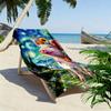 Animal Painting Print Beach Towel, Large Soft Quick Dry Towel for Beach Camping Swimming