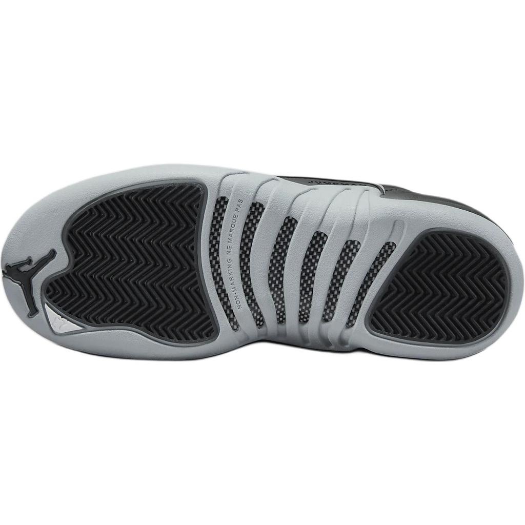 Air Jordan 12 Retro GS Barons Dětské tenisky Černá Vlčí šedá Bílá 153265-010