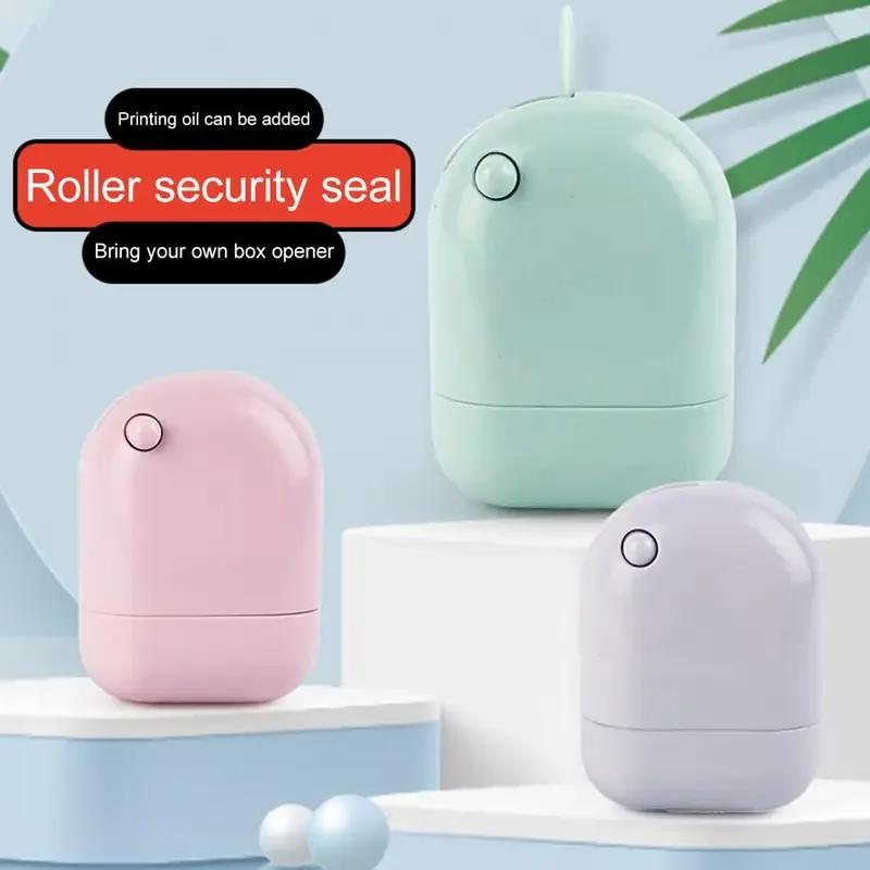 Privacy Seal Roller Ceramic Blade Theft Protection Roller Stamp for Privacy Confidential Data Guard Your Security Stamp Roller