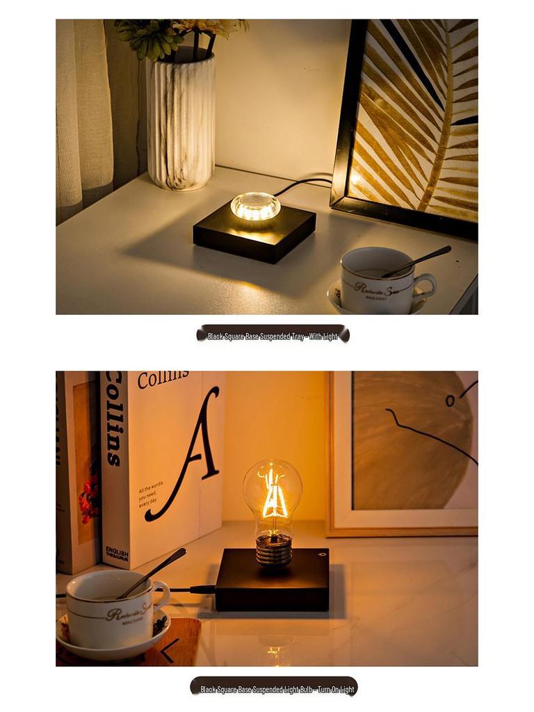 Magnetic Levitation Light Bulb: Creative Home & Office Decor, Ideal Gift with Free Shipping