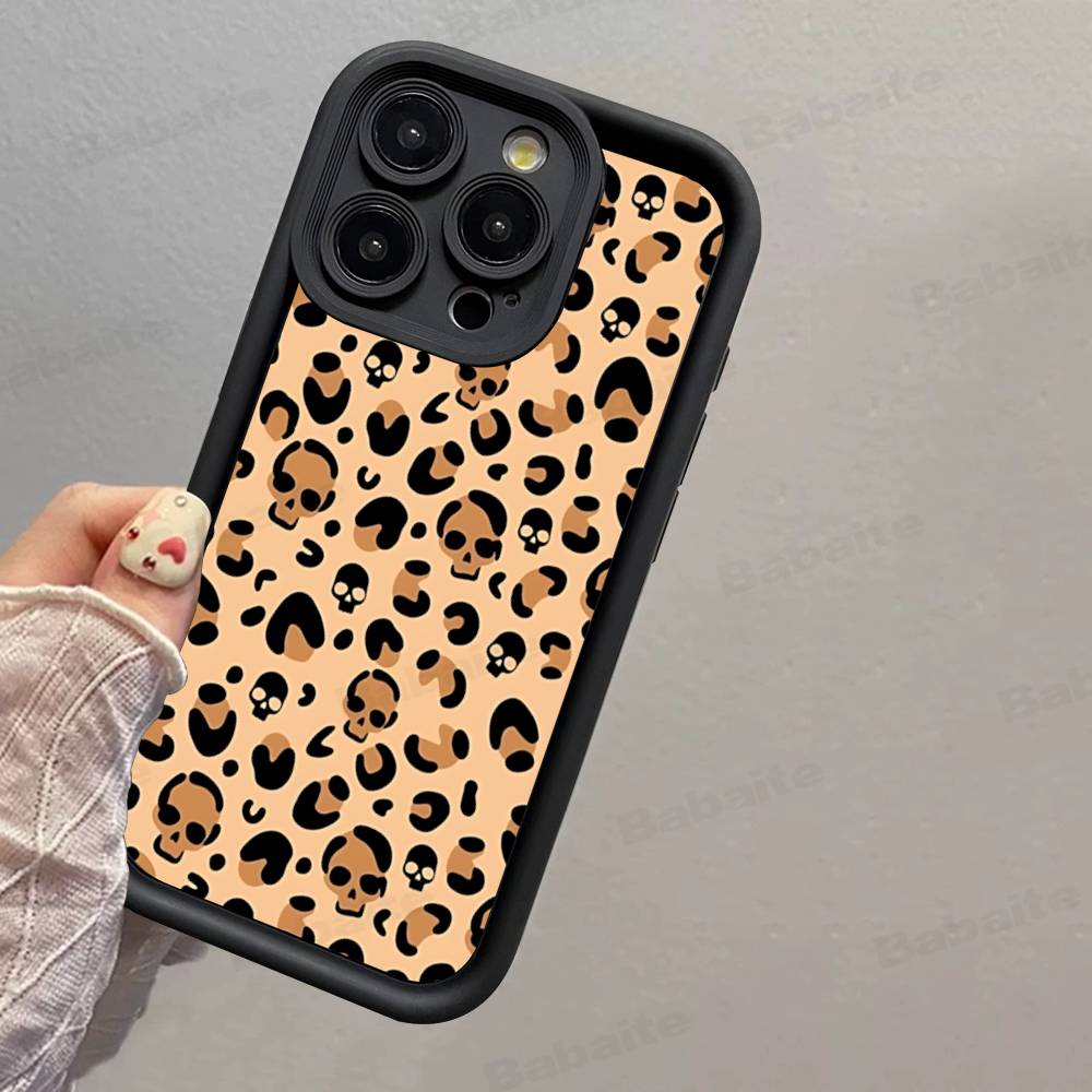 Classic Leopard Cheetah TPU Phone Cover For Iphone 17 16 15 14 13 12 11 Pro Max Plus Case Cover
