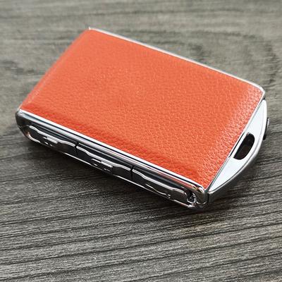 Luxury Leather Alloy Car Key Case Key Replace Shell for Volvo S60 S90 XC40 XC60 XC90 V60 V90 Polestar 1 Polestar 2 Polestar 3