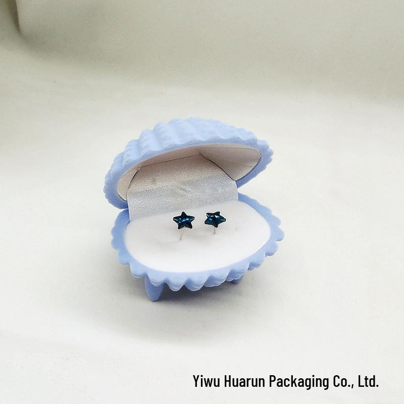 Velvet Cartoon Jewelry Box with Necklace, Earrings & Ring for Kids