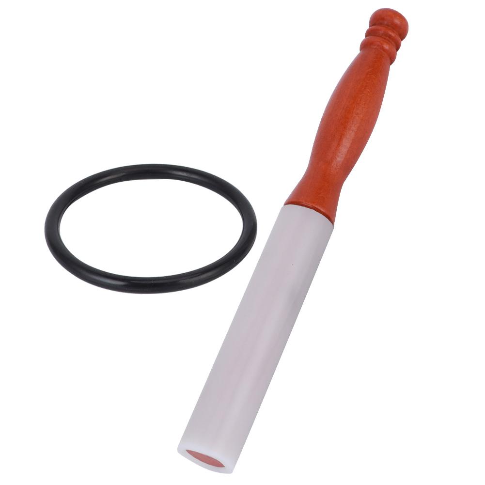 Singing Bowl Mallet Rubber Rod Wooden Handle Stick for Crystal Sound Bowls Accessories