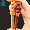 Dragon Head Peach Wood Gourd Stopper: DIY Sword-Inspired Wenwan Accessory