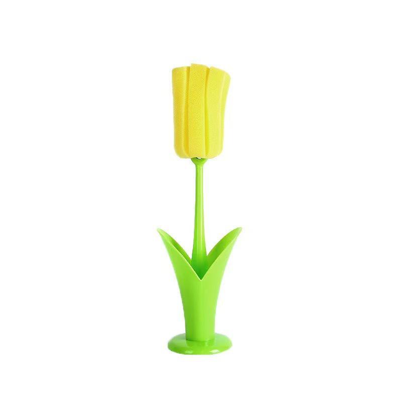Tulip Detachable Cup Cleaning Brush with Replacement Sponge Head