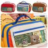 Flip Cover Pen Bag Multilayer Stationery Organizer New Pencil Case  Gifts