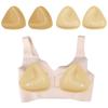 Frauen Dreieck Nippelabdeckung Aufkleber Boost Einlage BH Lift Up BH Polster Klebe Cups Brustpflaster Brust Unsichtbarer BH Bikini Polster