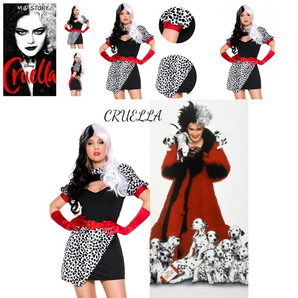 Mushroom Fairy Marke Damen Cosplay Kleid Inspiriert vom Film 101 Dalmatiner