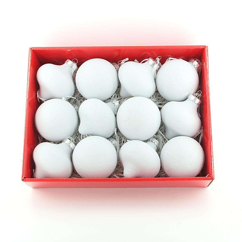 

12pcs Plastic Christmas Spheres Pendant Colorful Xmas Decorative Balls Christmas Ball Gift