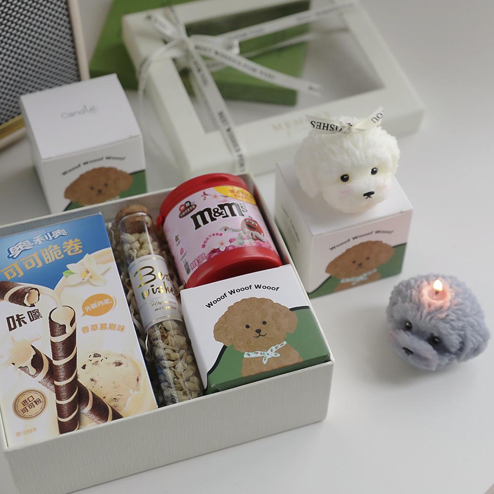 Teddy Dog Scented Candle - Cute Animal-Shaped Gift & Souvenir
