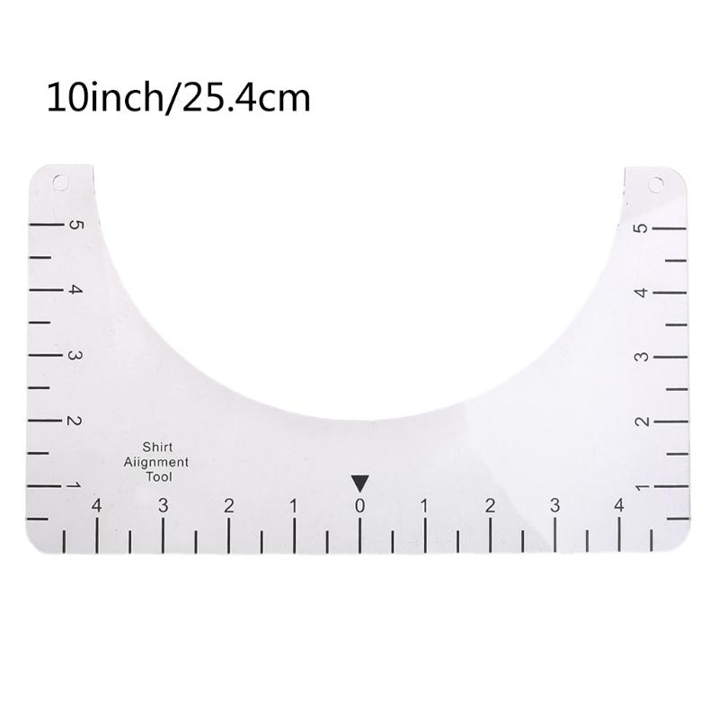 T-Shirt Alignment Ruler Centering Tool Placement Graphic Guide Tough Printed T-Shirt DesignRuler Ruler Guide Size Chart