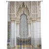 Islam Building Morocco Curtain Living Room Voile Window Blinds Bedroom Tulle Drape Kitchen Cortinas Hall Curtains Light Filtering For Great Polyester