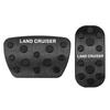 SAWAKAKI Aluminum Accelerator and Brake Pedal Covers with Set of 2 Designed Exclusively for the 2024 Toyota Land Cruiser 250 Series Logo, (Black),