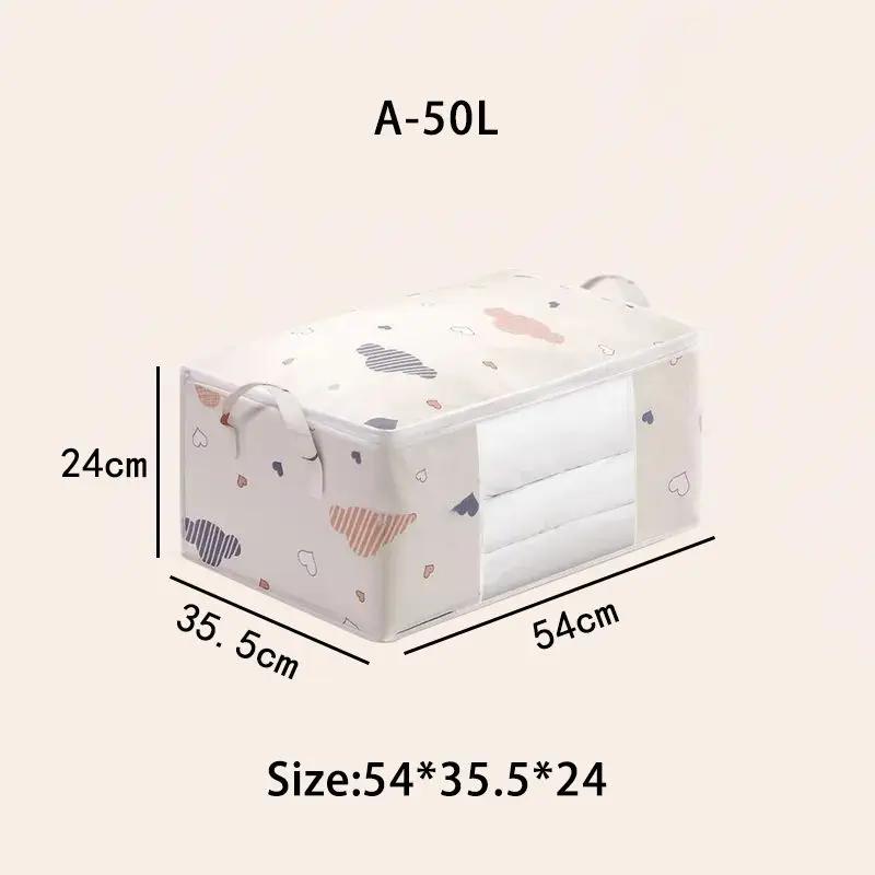 

Quilt Storage Bag Closet Organizer Moisture Dust Proof Organizer Clothes Storage Bag Big Capacity Duvet Blanket Sorting Bags