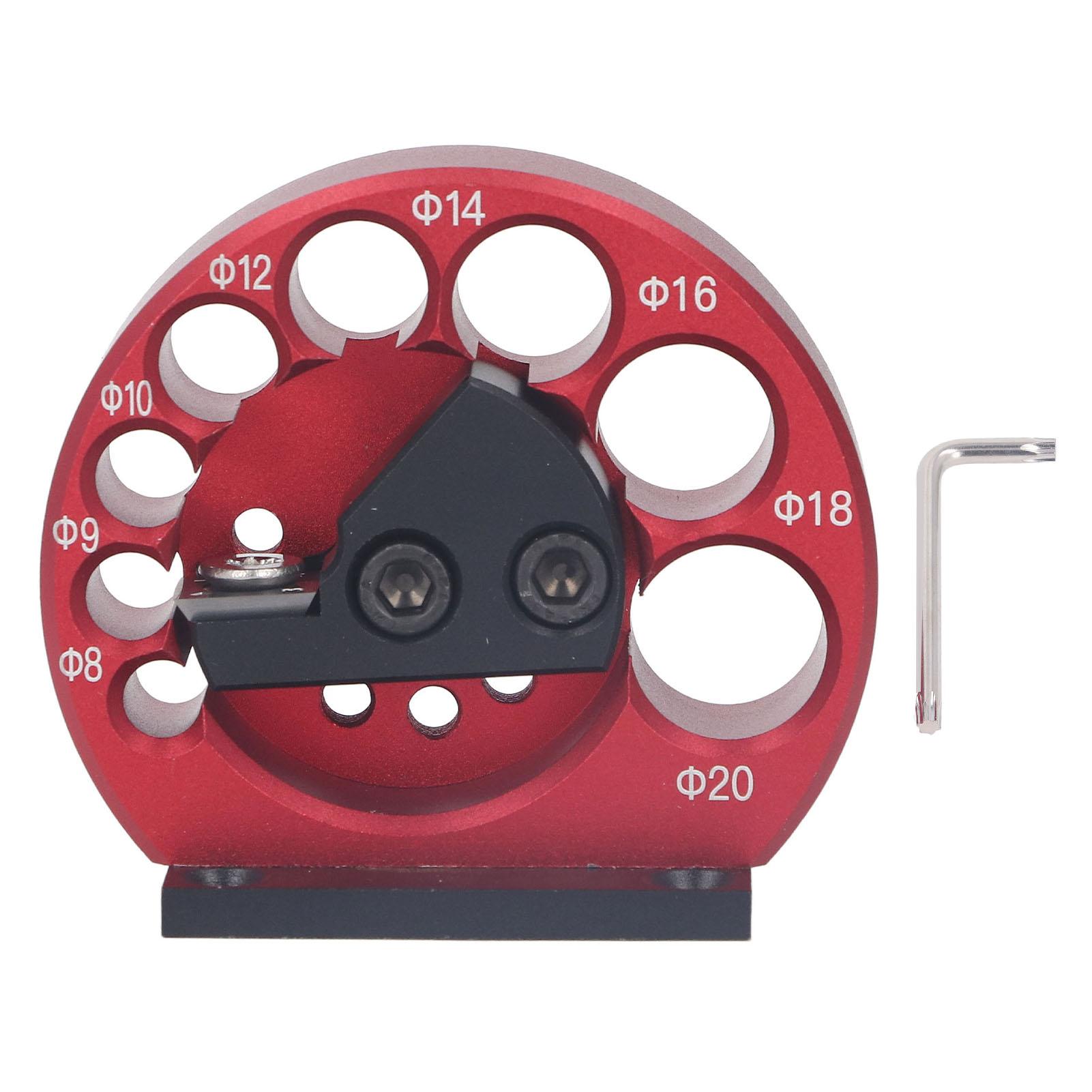 

Пластина для резки шкантов, изготовитель шкантов, круглое острое лезвие из цементированного карбида, корпус из алюминиевого сплава, 8–20 мм для деревообработки