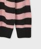 PALETTE Grunge Striped Knit Pink