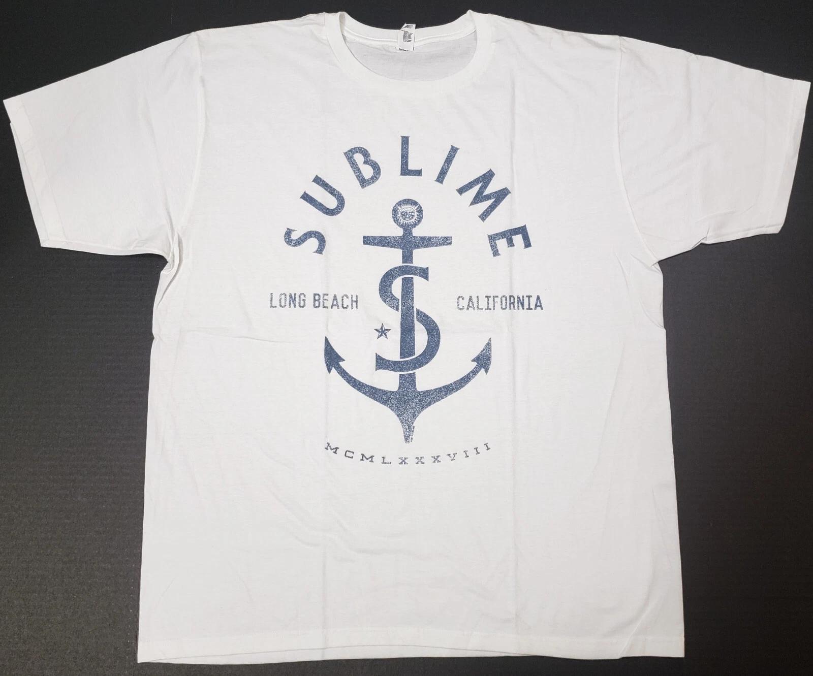 SUBLIME T-shirt Licensed Vintage Long Beach California Tee Men s XL New XXXXL