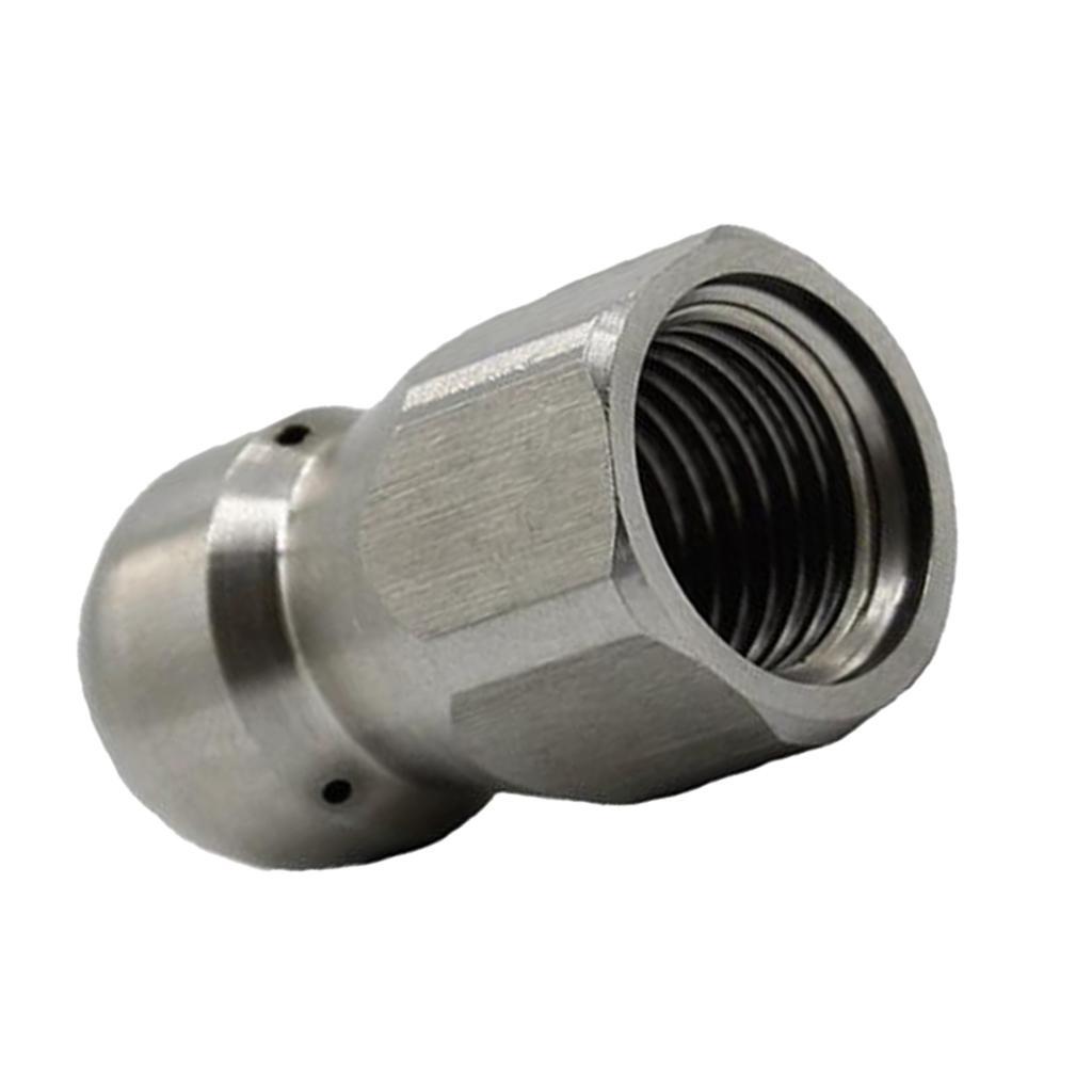 Oțelul inoxidabil argintiu este robust și durabil Duza de jet de canalizare Oțelul inoxidabil este robust