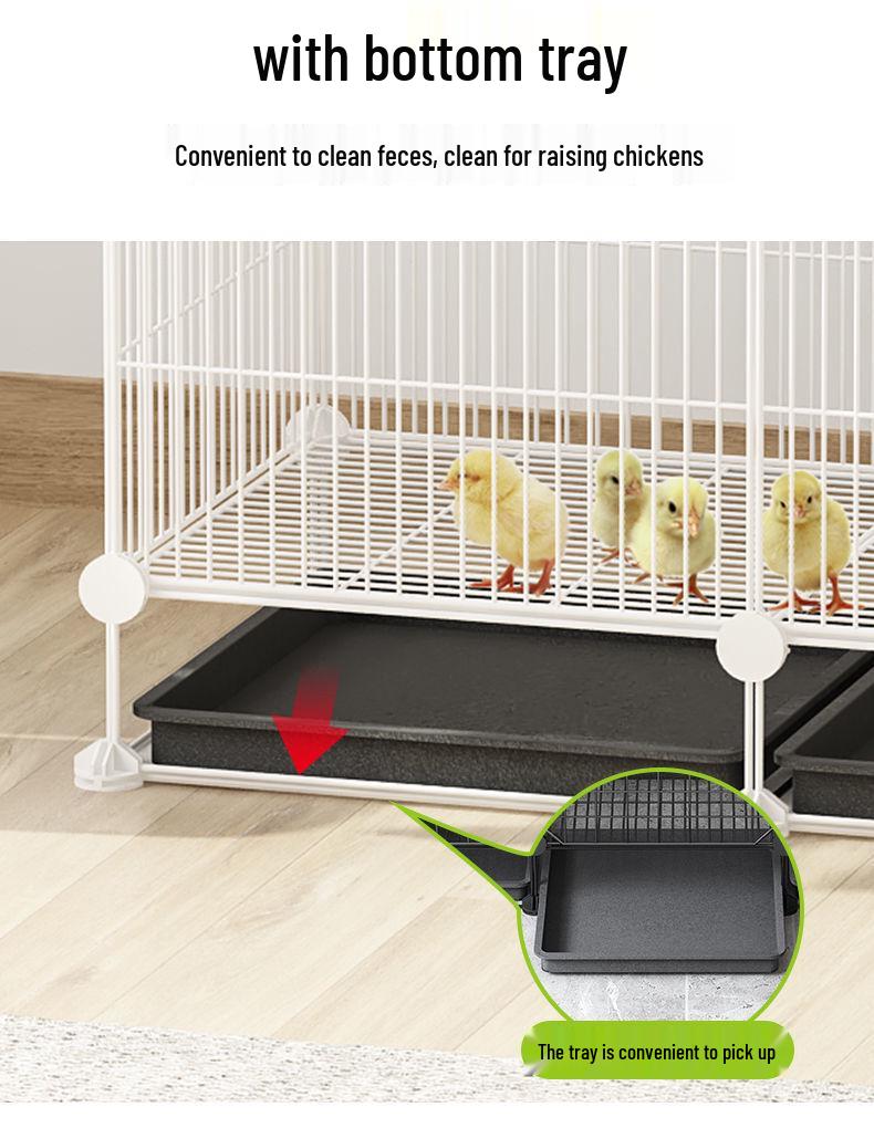 Extra-Large Chicken Coop: Thickened Brooding, Breeding & Nesting Cage for Home Use
