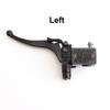 22mm Left /Right Front Master Cylinder Handlebar Hydraulic Brake Lever With Parking Brake For 150-250cc GY6 ATV Quad Bike Parts