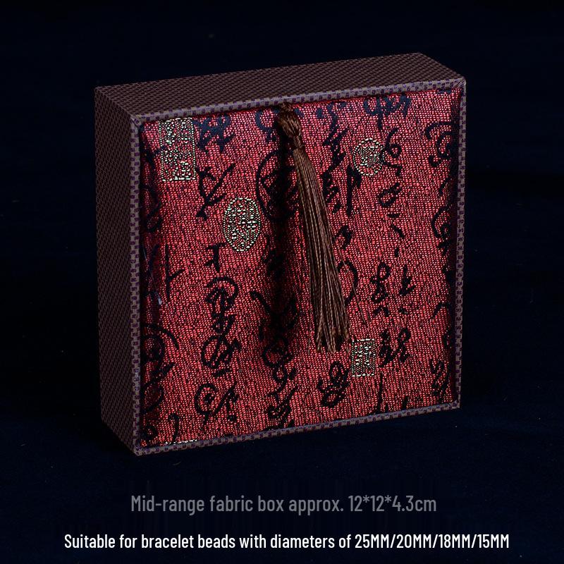 Retro Pearl Gift & Accessory Set with Brocade Gloves and Velvet Pipe Box