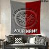 Custom Name Eintracht Frankfurt Wall Tapestry Aesthetic Wall Hanging Printed Fabric Blanket Decorative Tapestries for Bedroom Living Room Home Decor