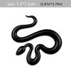 1Pc 3D Metal Snake Car Side Fender Rear Trunk Emblem Badge Sticker Decals for  JEEP Wrangler,Car decorations