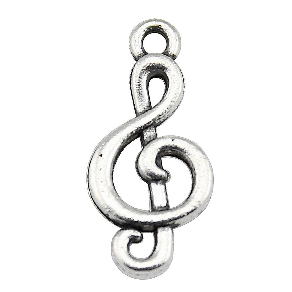 Jewelry Crafts Music Note Charms Alloy Pendants For Concert Collector