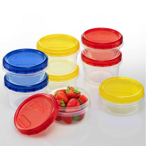 Ziploc Screw Lock Storage Containers, Assorted Boxes, 8-Pack