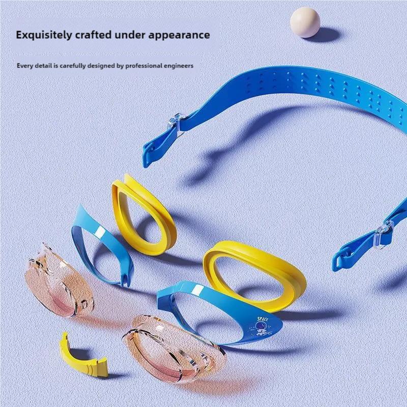 Children's Swimming Goggles Waterproof and Anti Fog High-definition Cartoon Professional Swimming Goggles for Boys and Girls