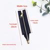 15cm Metal Zippers 5cm Wide PU Gold Close-end Wear Resistant for Handbag Shoulder Bag DIY Sewing Leather Craft Accessories