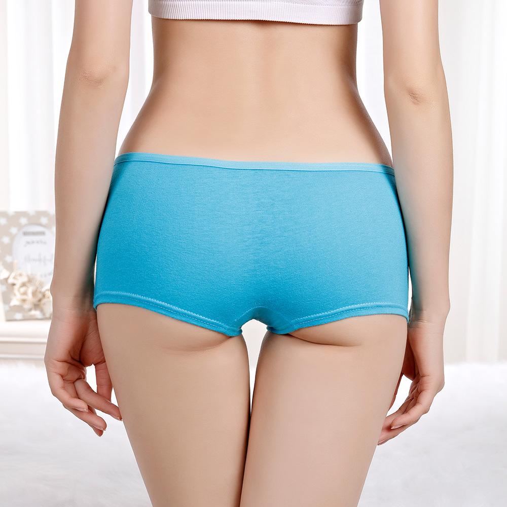 Majtki damskie Bawełniane szorty Sexy Lady Bokserki List Butterfly Print Bielizna 6 sztuk/zestaw