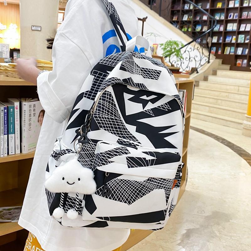 Nahtfarbe Rucksack Studenten Schultasche Große Kapazität Rucksack für Männer Frauen