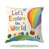 1pcs/4pcs Back-to-school Inspirational Cushions Pillowcase Polyester Cushion Cover Throw Pillow Pillowcover Home Car Sofa Decor