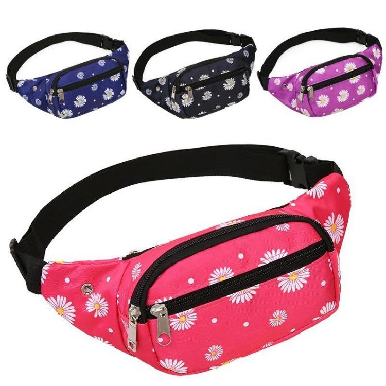 Crossbody Waist Bag for Women's Large Capacity Oxford Cloth Wear-resistant Multifunctional Casual Waist Bag
