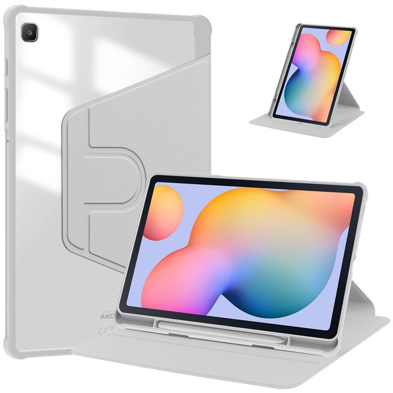 Voor Samsung Galaxy Tab S6 Lite Hoes 360 Roterend Slimme Tablethoes voor Galaxy Tab S6 Lite 10.4 Inch Hoes met Potloodhouder S6 Lite 10.4 2020
