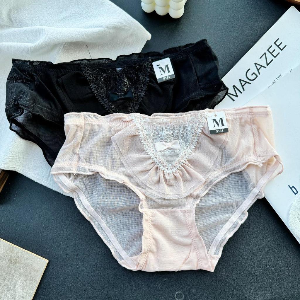 Clearance Ice Silk Lace Low-Rise Women's Panties