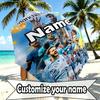 Custom Name Personalized Manchester City FC Print Umbrella, Auto Open Close, 8‑Rib Sturdy Frame, Commute Camping Hiking Use, Birthday Gift
