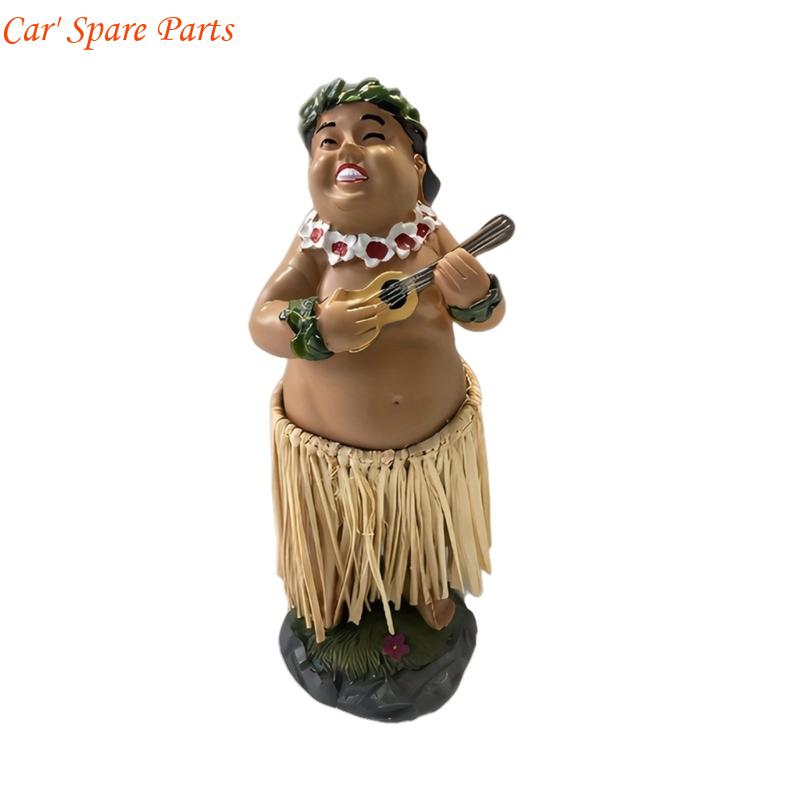 Y4UA Vibrant African Dancing Girl Sculpture Handcrafted Resin Car Dashboard Decors
