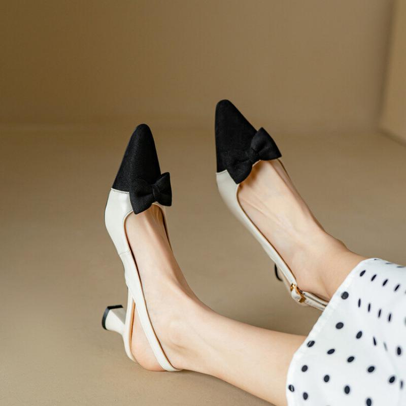 

Повседневные сандалии с пряжкой на заднике, женские летние, цветные, с острым носком и закрытым носком, резиновая мягкая подошва, обувь больших размеров, новая женская обувь 44 (customization is not returned or exchanged)