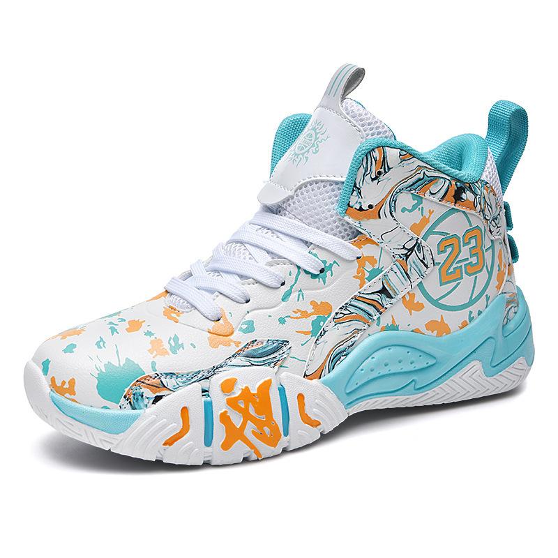 School season high-top basketball shoes men's boots children's actual combat training boys teenagers men's sports shoes 2025