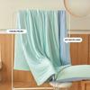 Super Soft Cooling Quilt Summer Cool Quilt Skin Friendly Quilt Air Condition Comforter Solid Ice Silk Cool Blanket Thin Quilt for Bed