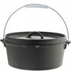 3L CAST IRON HUNTING POT with LID, SOLID, FOR CAMPFIRE, GRILL