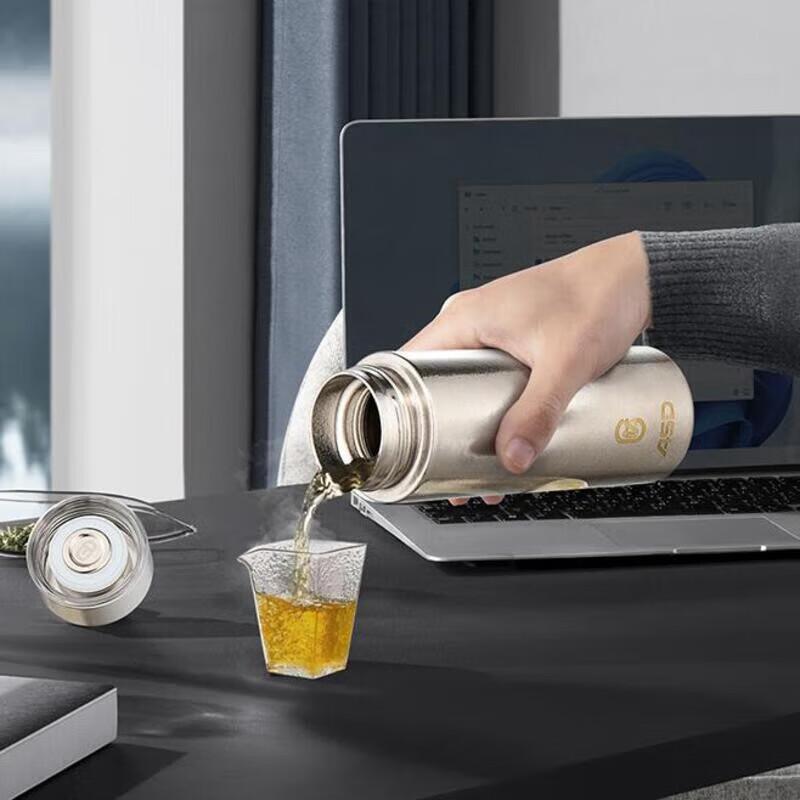 ASD Pure Titanium Insulated Thermos Mug