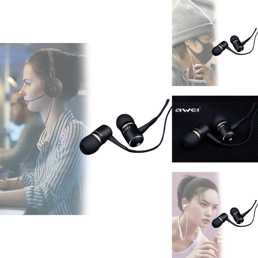 For Phones Mp3s Awei Q3 Earphone Premium Quality Super Bass Noise Isolation Headphone